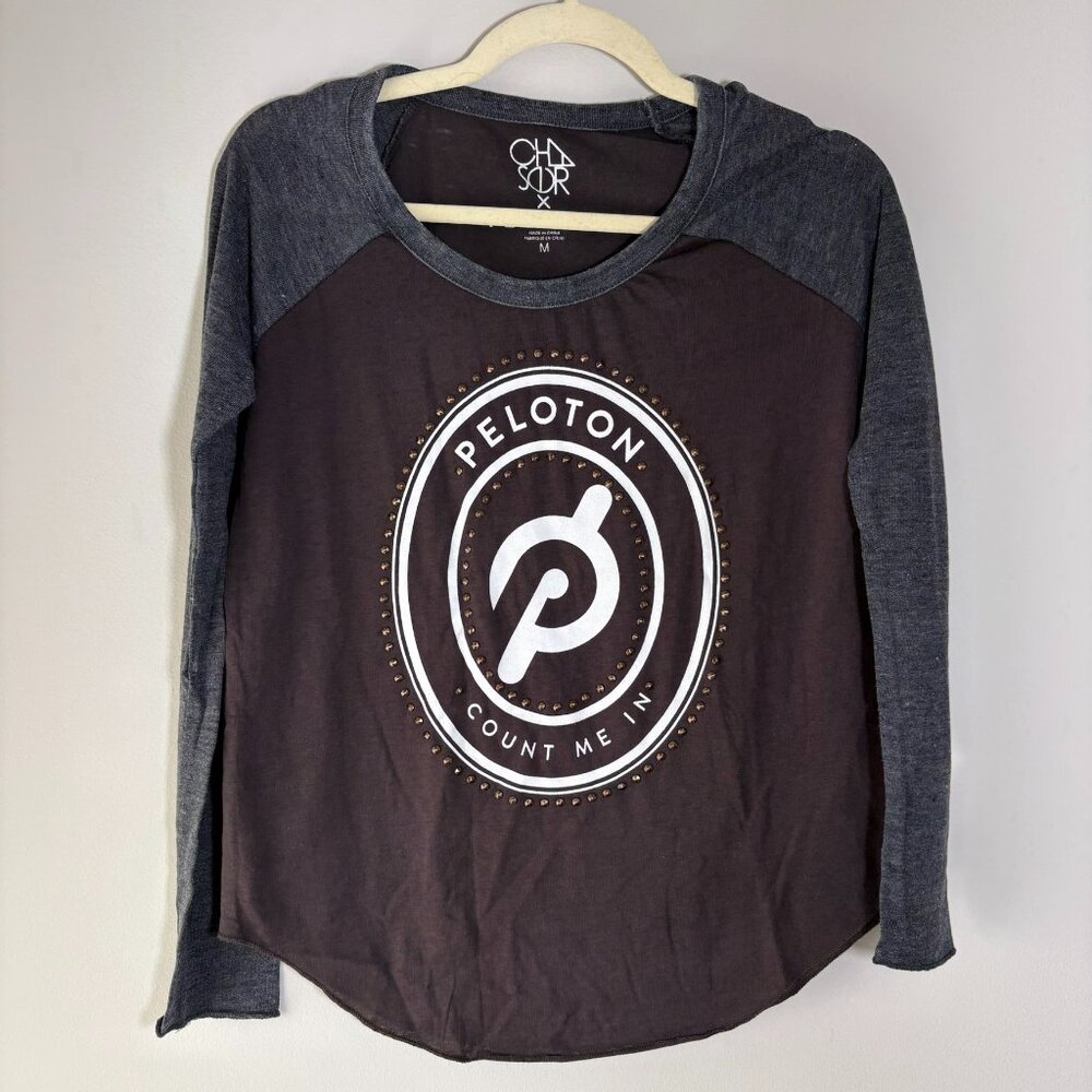 Chaser x Peloton Long-Sleeve Tee – “Count Me In” – Size Medium